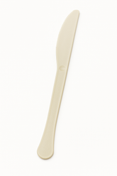Heavyweight Vanilla Plastic Knives